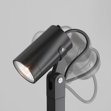 Уличный ландшафтный светильник 1*GU10 O025FL-01B1 чёрный Scope Maytoni