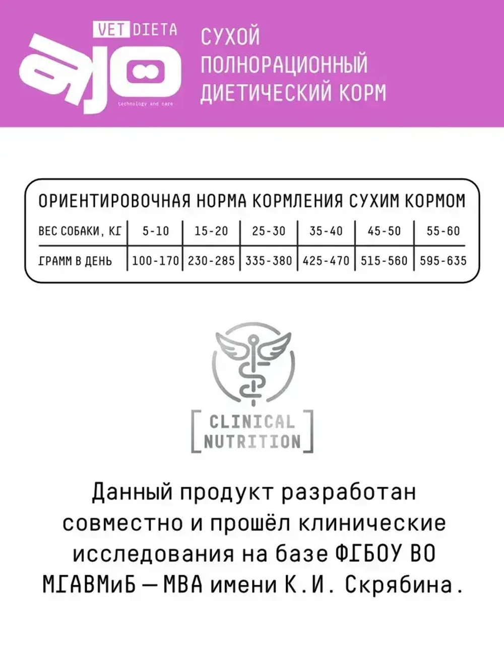 AJO VET DIETA Ultra Hypo Сухой диетический корм для собак при аллергии или пищевой непереносимости, 2 кг