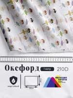 Оксфорд с принтом 1 метр №3 210 D