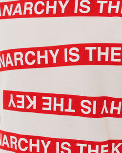 UNDERCOVER СВИТШОТ БЕЛЫЙ ANARCHY