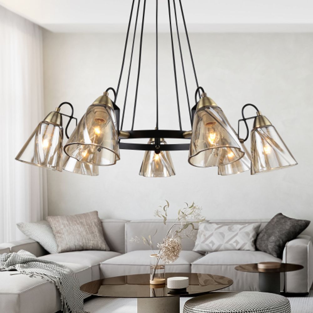 Люстра Rivoli Cathy 5106-307 7 х Е14 40 Вт лофт - кантри | Rivoli