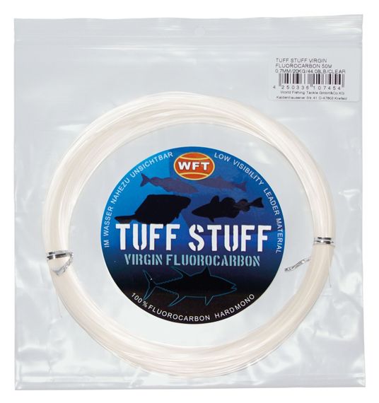 Леска монофильная WFT KG TUFF STUFF FLUOROCARBON 50 м, 1,00 мм