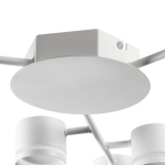 8235/9C COMFI LN26 242 белый металл Люстра потолочная LED GX53 9*12W 220V GARETA