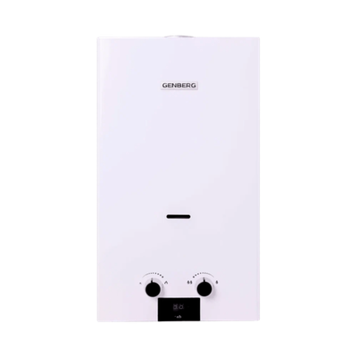 Газовая колонка GENBERG 110.01 ЕСО 10 л. Белая