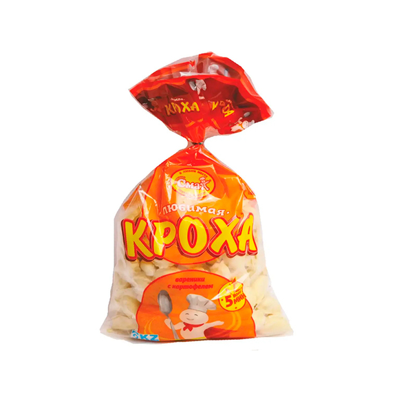 Вареники "Любимая Кроха" с картофелем, "Смак" 800 г, Казахстан