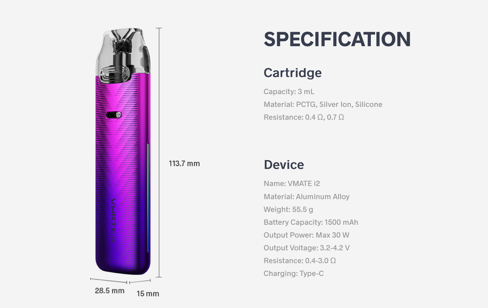 Voopoo VMATE i2 Pod 1500mAh Kit