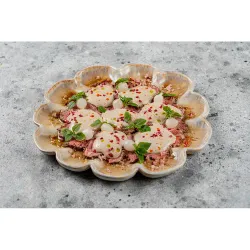 Тарелка d 26 см h2 см Pearl Shell Frutti di Mare P.L. [4]