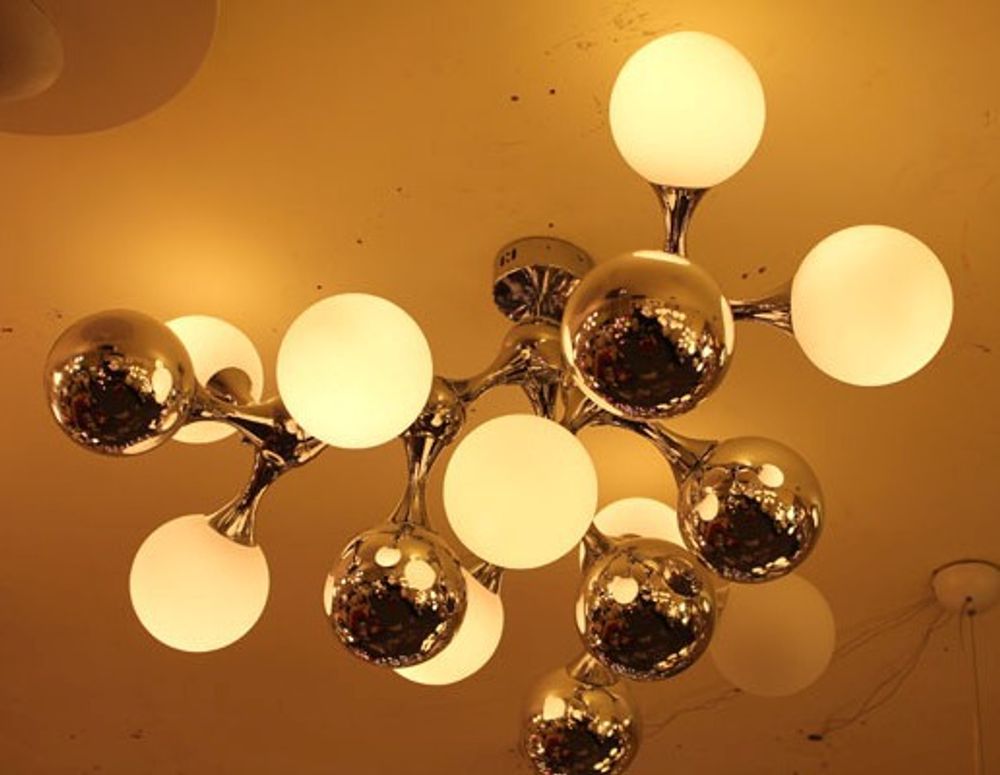 люстра Next DNA Glass Ceiling Lamp  5 белая