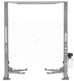 NORDBERG (N4120H1-4G 380V) Подъемник 380V 2х стоечный 4т с верхней синхронизацией, H=4,0 м (серый)