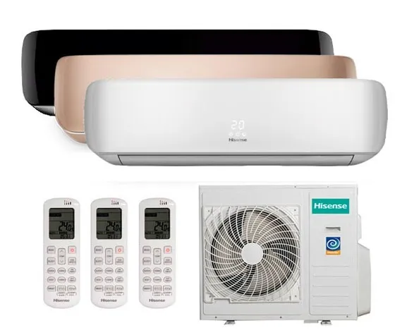 Мульти сплит-система Hisense 3 x AMS-09UW4RVETG00(C,S,B) / AMW3-18U4RJC