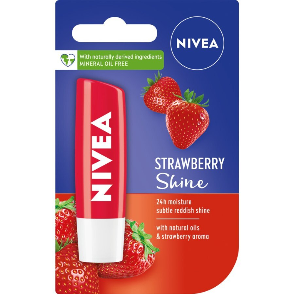 Помада Nivea Strawberry Shine «Клубничное сияние» 4,8 г