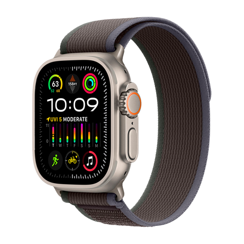 Умные часы Apple Watch Ultra 2 GPS + Cellular, 49mm, Trail Loop S/M, Blue/Black (Синий / Черный)