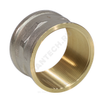 Муфта латунь никель Ду 20 (3/4") ВР/ВР 9018 ГОСТ 32585-2013 Aquasfera 9018-02