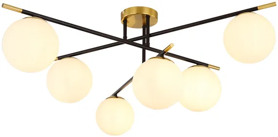 Потолочная люстра Alcor A2224PL-6BK Arte Lamp