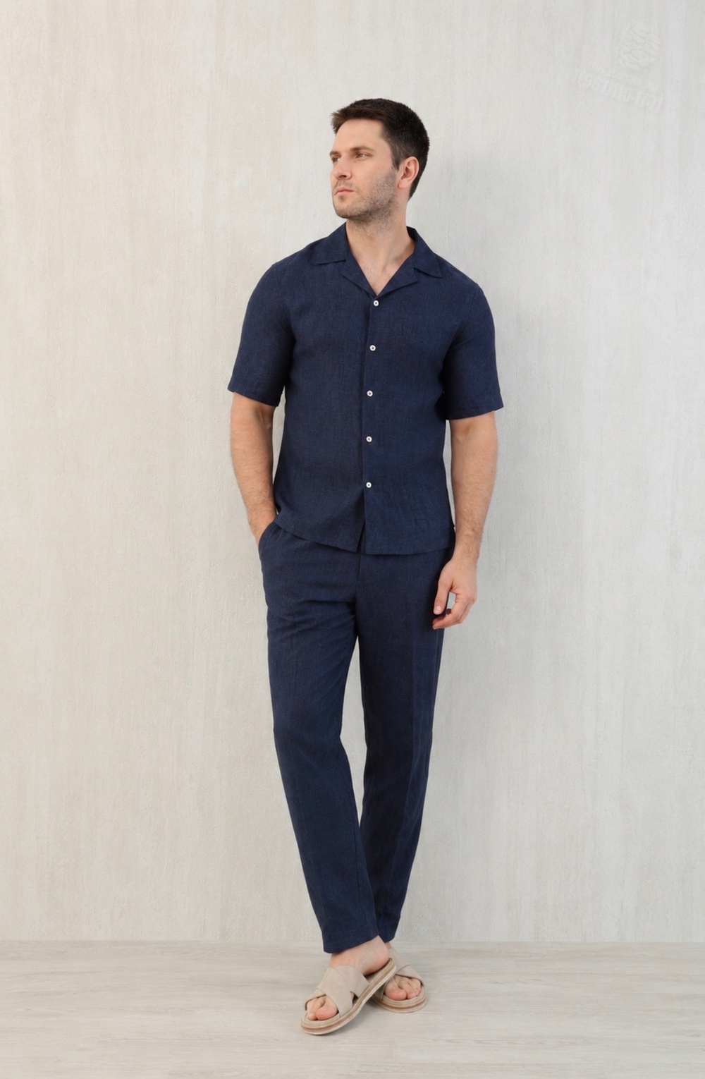 Льняной костюм Brunello Cucinelli