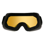 Очки горнолыжные ALPINA Blackcomb Q-Lite Michael Cina Black Matt/Q-Lite Orange S2 (б/р)