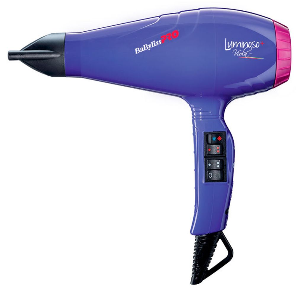 Профессиональный фен BaByliss PRO Luminoso+ Ionic Viola BAB6360IPE 2100w - 2