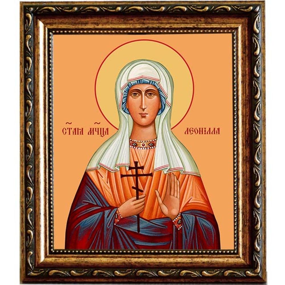 Леонилла (Неонилла) Лангонийская мученица. Икона на холсте.