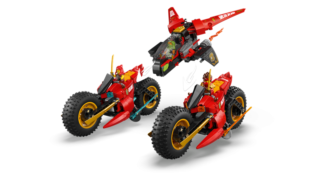 Конструктор Лего Ниндзяго Боевая машина ниндзя 71844 | LEGO Ninjago Ninja Combat Vehicle | большой 3-в-1 | 561 деталь 8+