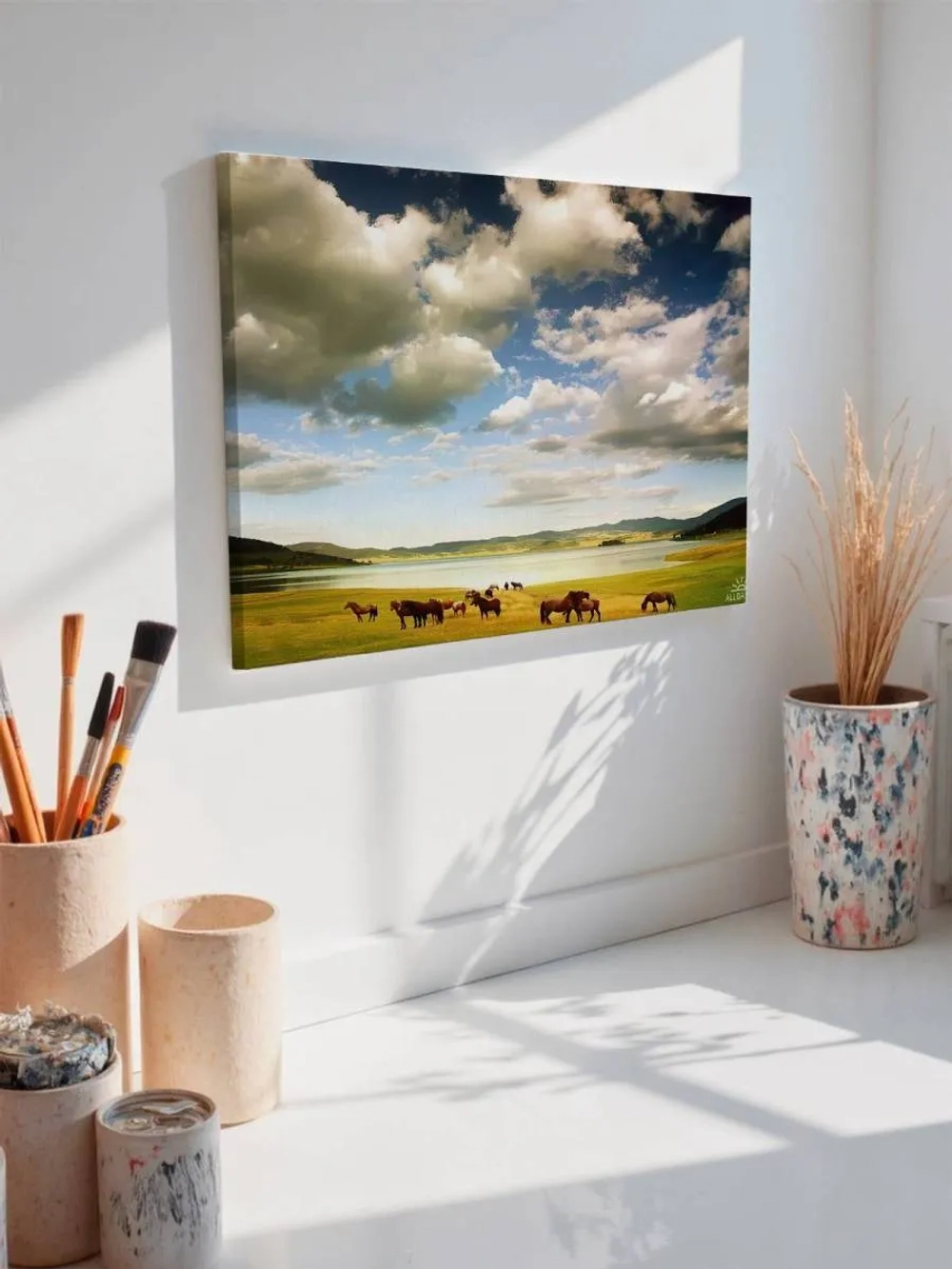 Картина на стену 40 X 50 Дикие кони