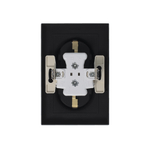 Systeme Electric AtlasDesign Карбон Розетка с/з двойная, 16А, в сборе