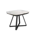 Обеденный стол Angel Cerda D2055BB /1096 из керамики и черной стали