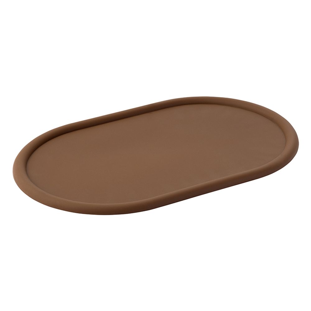 Коврик силиконовый Контур цвета мокко из коллекции Pets Essential, 29х45 см