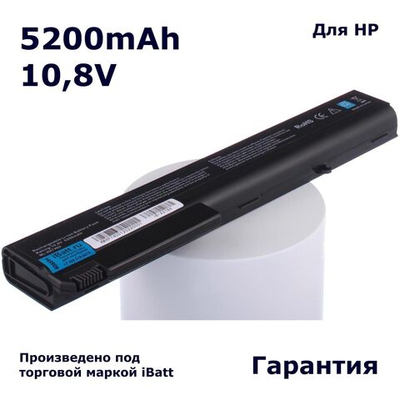 Аккумулятор iBatt 5200mAh, для HSTNN-C13C HSTNN-CB30 PB992A HSTNN-DB11 HSTNN-132C 417528-001 361909-001 HSTNN-OB06