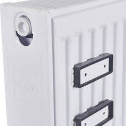ROMMER 22/300/1400 радиатор стальной панельный боковое подключение Compact (цвет RAL 9016)