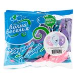 Шар (12''/30 см) С Днем Рождения, Дочка!, Ассорти, пастель, 5 ст, 25 шт.