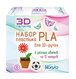 Набор PLA-пластика для 3D-ручки, 6 цветов, 12 метров HONYA SC-PLA-06