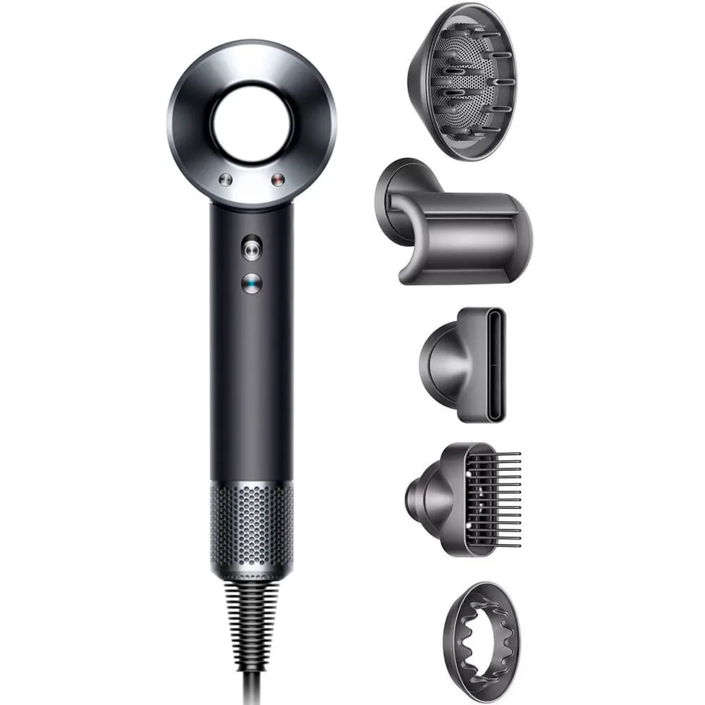 Фен Dyson Supersonic HD07, Black / Nickel (Черный / Никель)