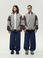 Zip-Up Sweatshirt Double Grey