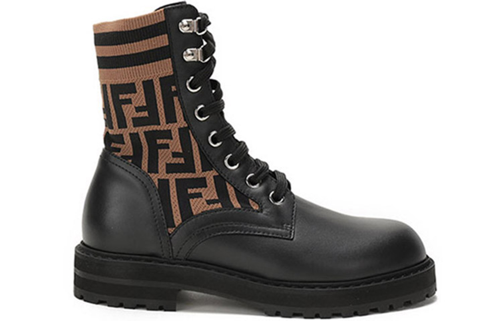 FENDI Rockoko Black Ff Motif Women"s