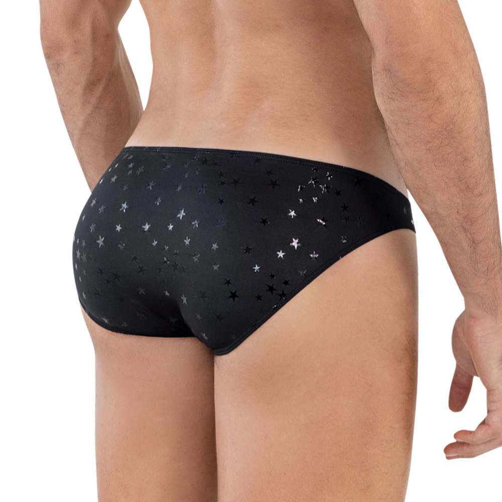 Черные трусы-слипы со звездочками Illusion Brief Bikini (Размер: L) (Цвет: черный)