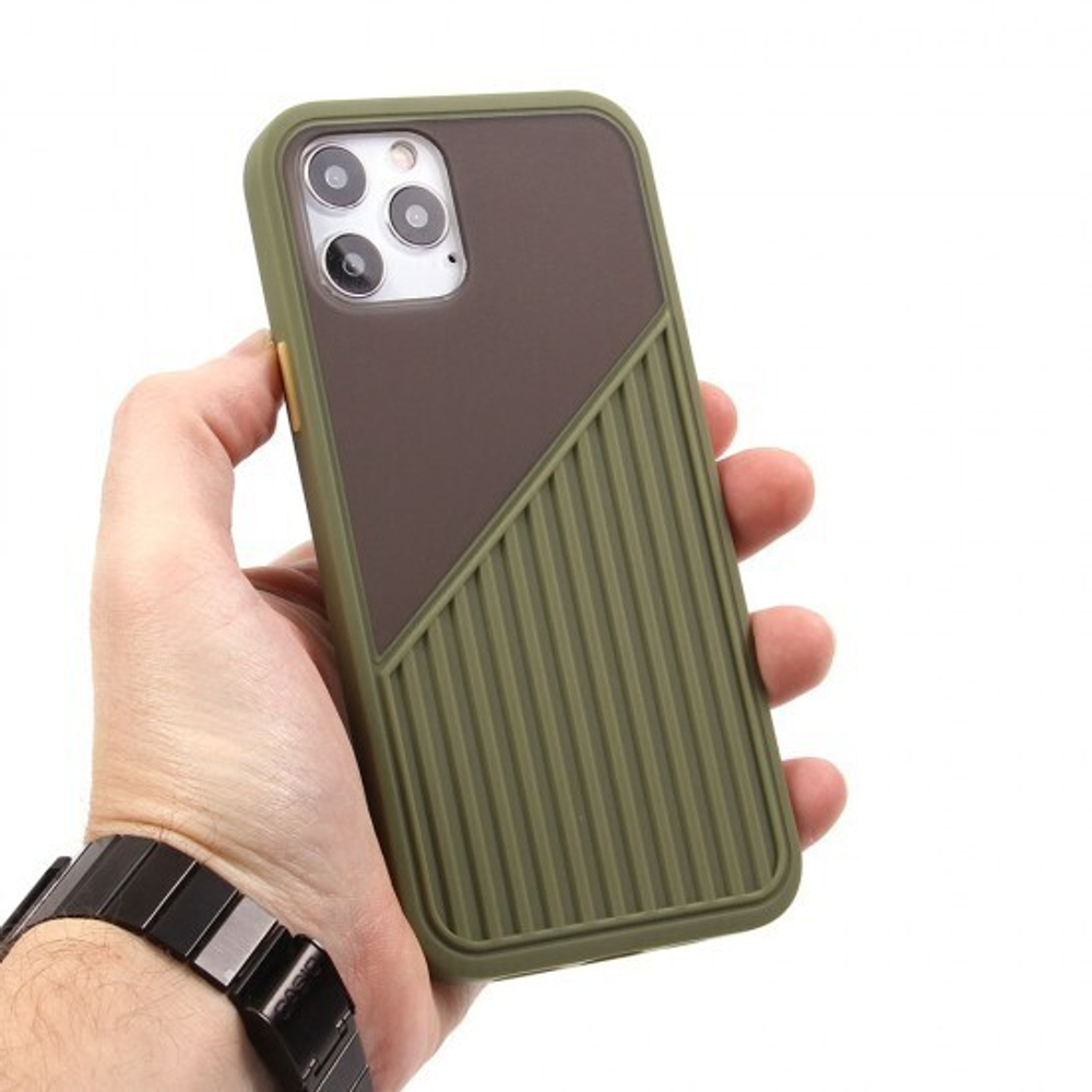 Чехол ТПУ для iPhone 12 Pro, 011930 Оливковый