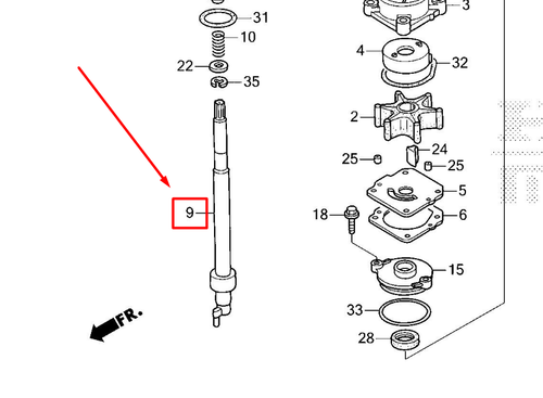 24310-ZY6-000 ROD, SHIFT