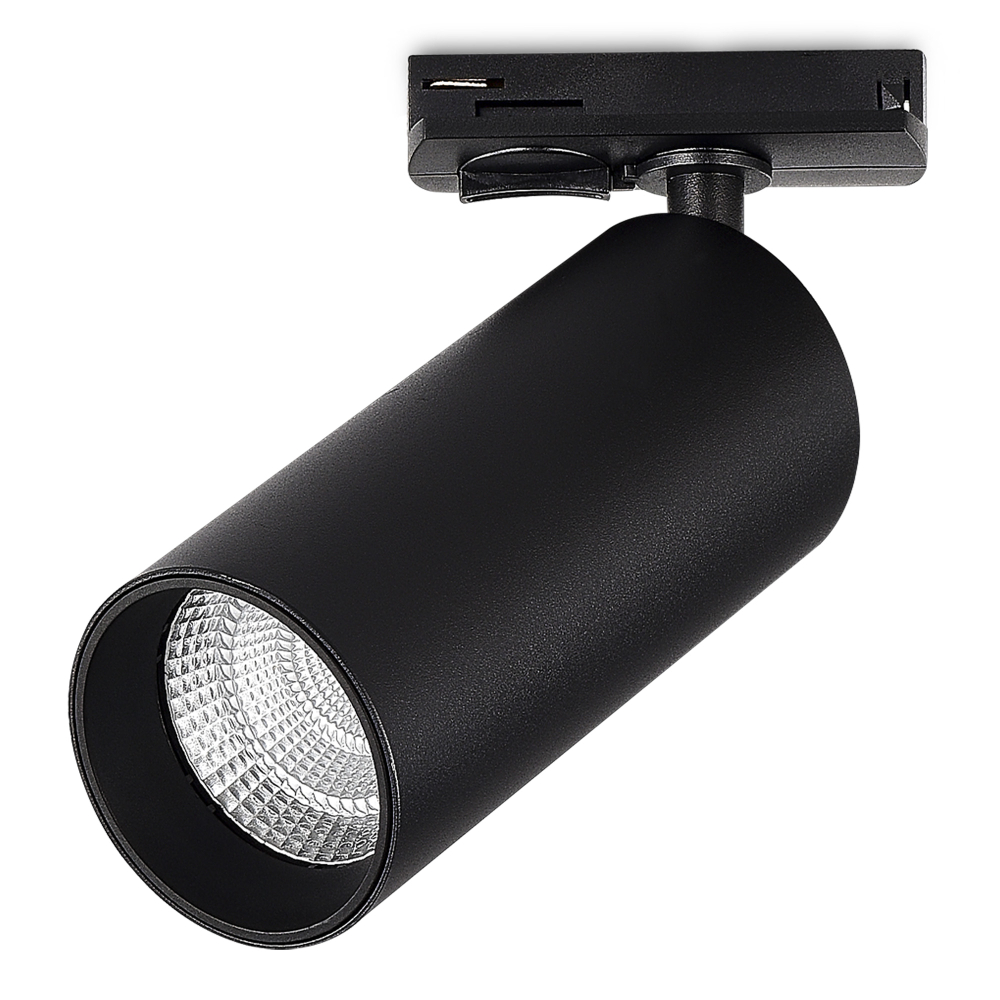 ST382.436.20.TRIAC Св-к трек. Черный LED 1*20W 3000K 1 800Lm Ra>90 36 IP20 D65xH145 220V