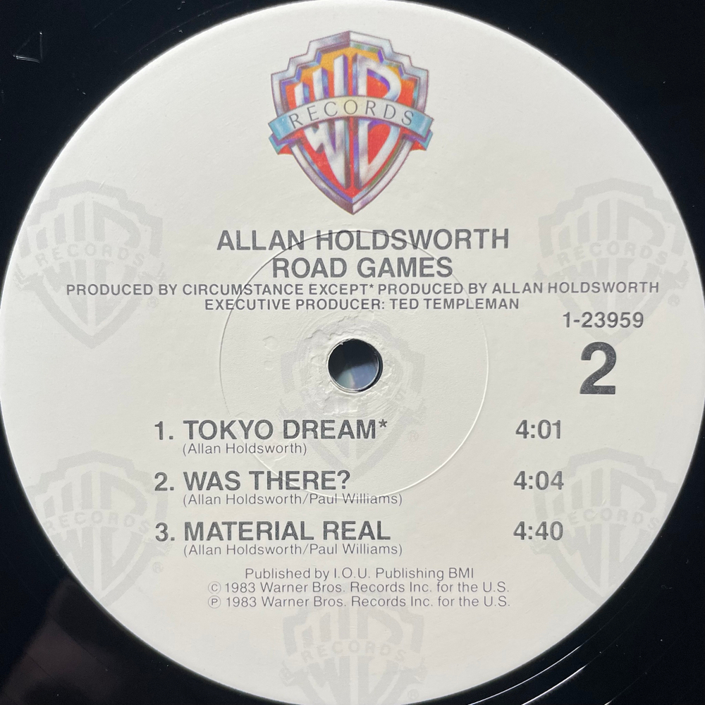 Allan Holdsworth ‎– Road Games (США 1983г.) EP