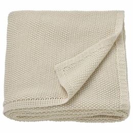 Плед IKEA HUMLEMOTT (ХАМЛЕМОТТ), Бежевый, 130х170 см