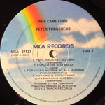 Pete Townshend – Who Came First (Канада 1980г.) Т