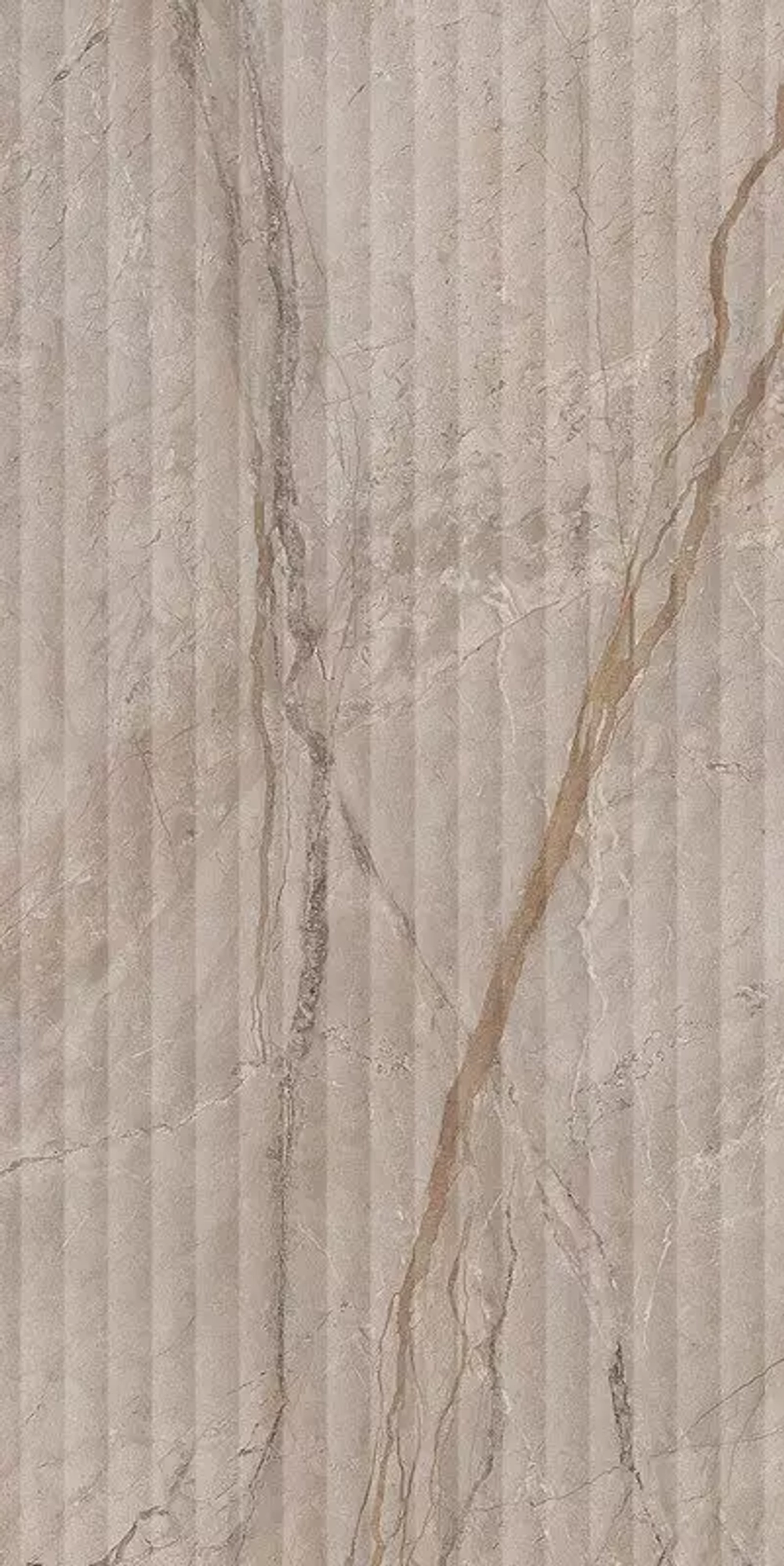 Керамическая плитка KERAMA MARAZZI ИФРАН бежевый светлый глянцевый структура обрезной 60x119,5 (10 мм.) арт. KM6012B0240R