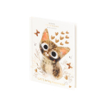 Блокнот-престиж А6. 80л. "Love me. Милый котик" (Альт)