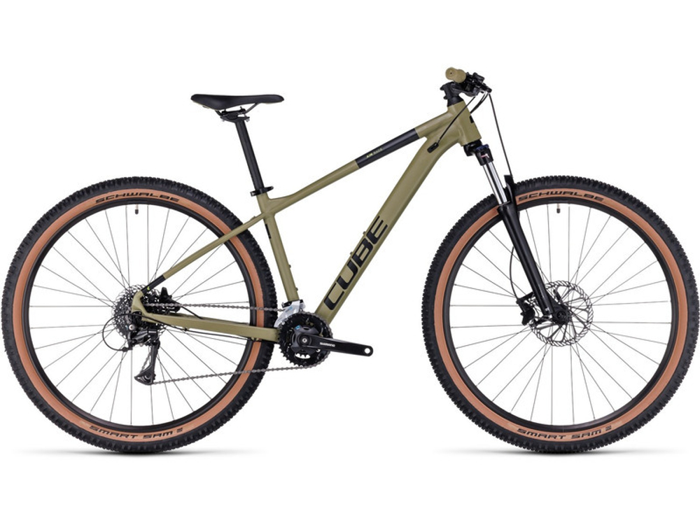 Велосипед CUBE 2023  Aim Race olive´n´black  20"