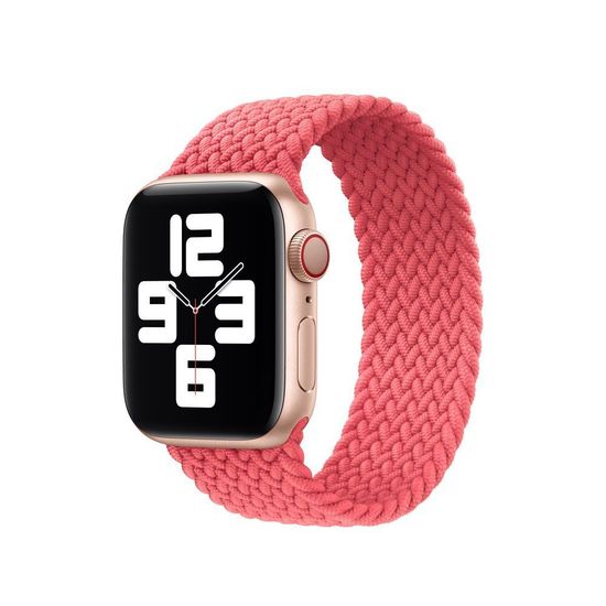 Ремешок Gurdini Solo Loop для Apple Watch 38 / 40 / 41 mm Розовый