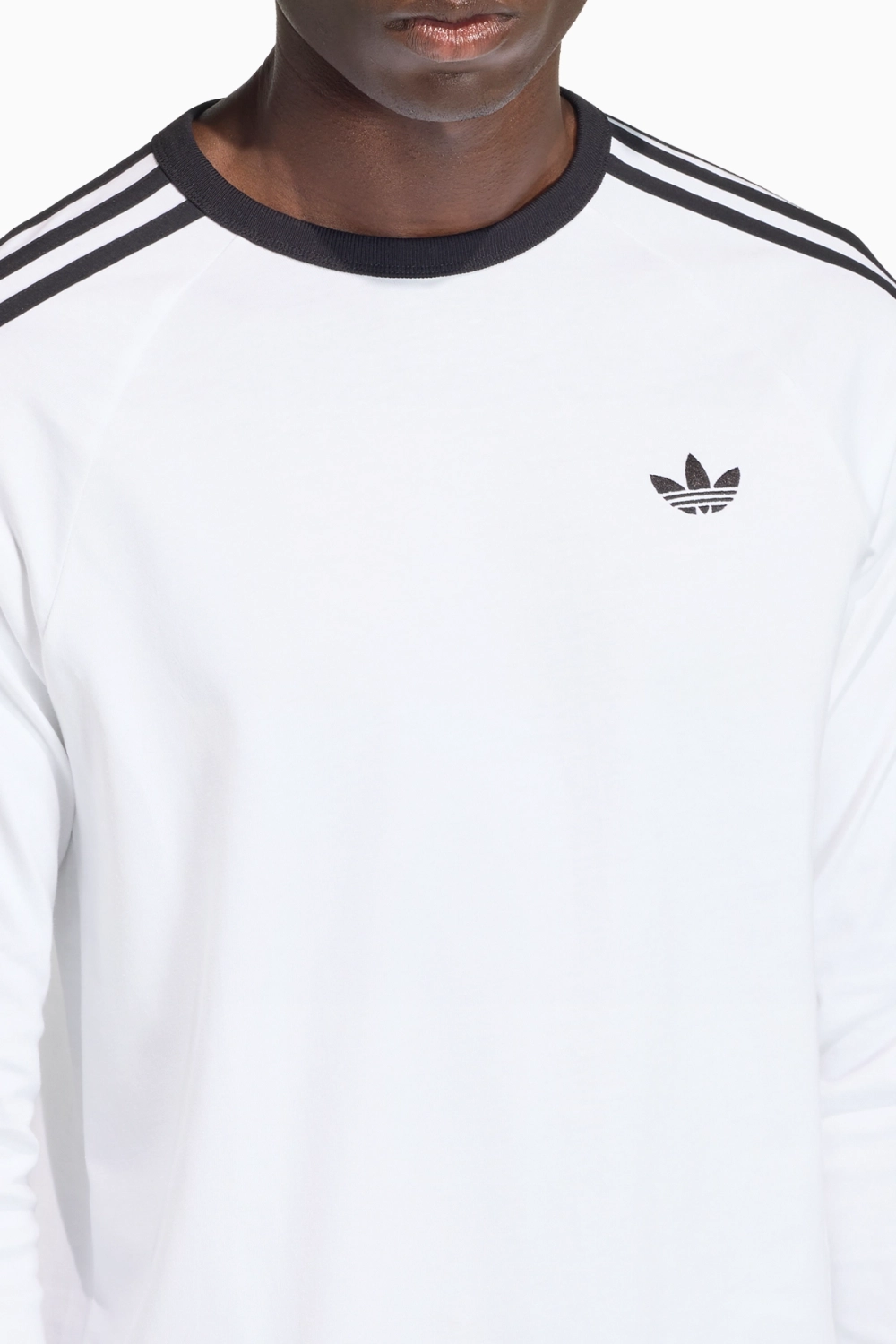 Футболка с длинными рукавами adidas Adicolor Classics 3-Stripes Tee - белый