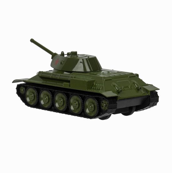 Машина металл УРАЛВАГОНЗАВОД Т-90 ТАНК т-34 12 см,зеленый,звезда, кор. Технопарк
