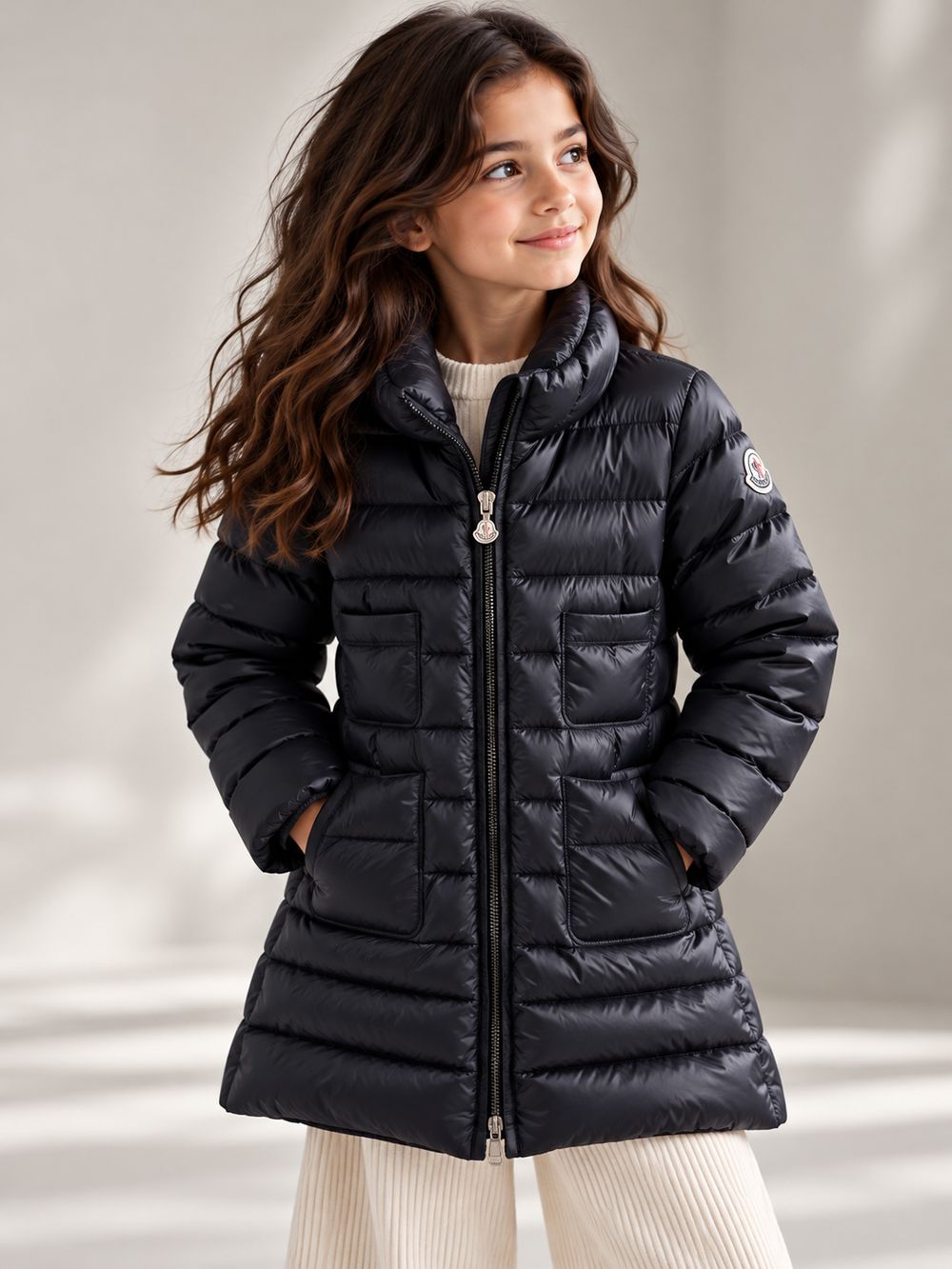 Пуховое пальто Moncler, 110-116