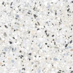 Керамогранит Alma Ceramica GFU6060TRZ07L Terrazzo 60x60 белый / бежевый лаппатированный под камень / терраццо