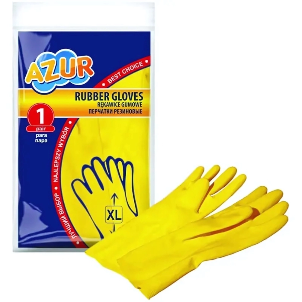 Перчатки резиновые AZUR (XL)